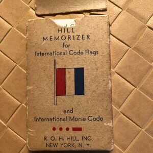 Vintage Hill Memorizer International Code Flags & International Morse Code Cards